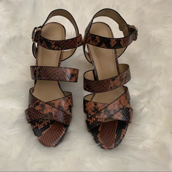 Naturalizer Kanye Brown Snakeskin Size 9.5 - Picture 7 of 7